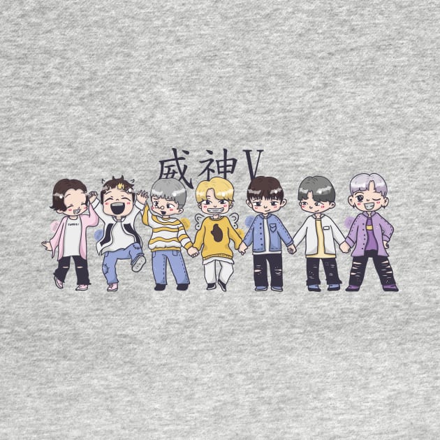 WayV chibi art by nanaminhae